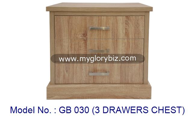 GB 030 (3 DRAWERS CHEST)